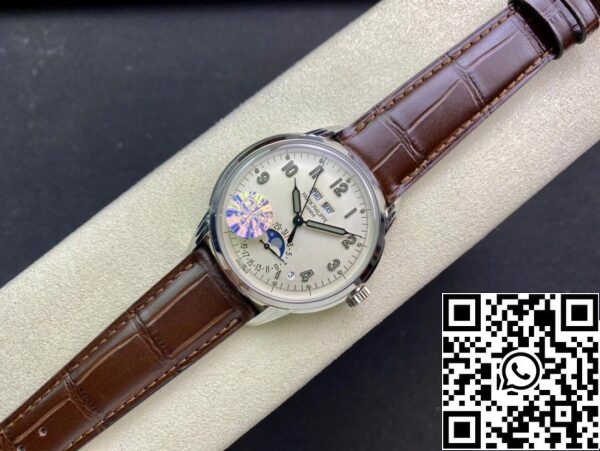 5 2 cc417859 dae8 4376 be2a edf1e7041654 Patek Philippe Complications 5320G-001 1:1 Best Edition GR Factory Milky White Dial