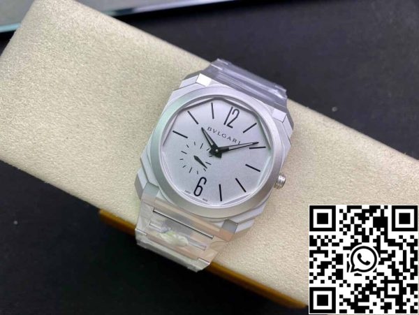 5 30 35bb5e3a b6ca 49ce b4af 15d5a0042b7f Bvlgari Octo Finissimo 103011 40MM 1:1 Най-добро издание BV Factory Silver Dial