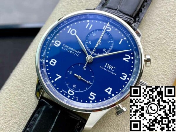 5 30 4fbc5684 7235 420f 90a9 d8303b20df1d IWC Portugieser IW371601 1:1 Best Edition ZF Factory Quadrante blu