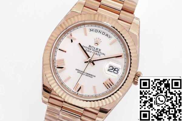 5 31 6604b7ef 22f7 4362 87d5 9dec570f8b73 Rolex Day Date M228235-0032 1:1 Best Edition EW Fabriek Witte Wijzerplaat