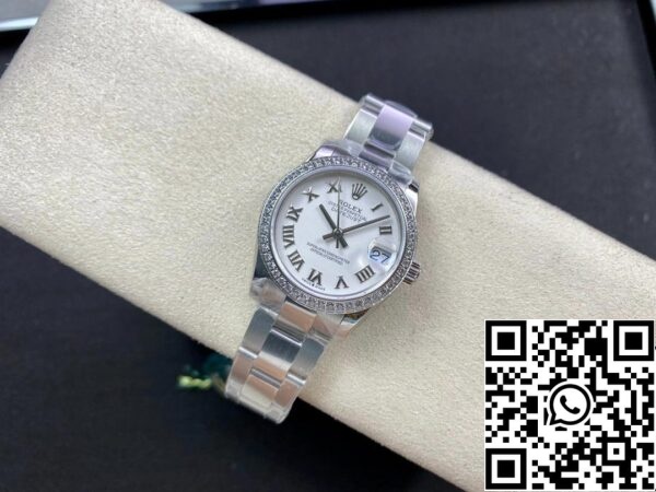 5 32 Rolex Datejust M278384RBR-0013 31MM 1:1 Най-добро издание EW Фабрика бял циферблат