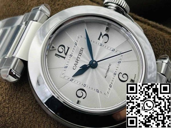 5 32 5976318c 61df 426f bb5c c46626538800 Cartier Pasha WSPA0013 35MM 1:1 Best Edition BV Factory Steel Strap