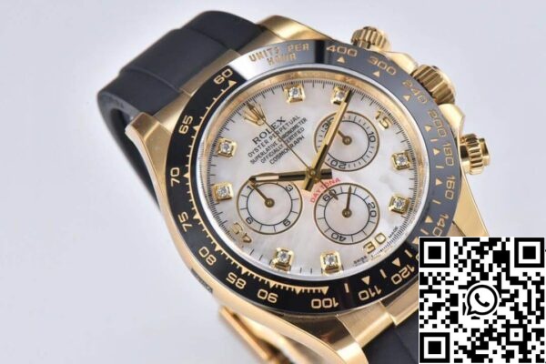 5 33 7d4a4af4 b0ba 46dd be75 9c6b6e813765 Rolex Cosmograph Daytona 116518LN-0037 1:1 Best Edition Tiszta gyári gyöngyház számlap gyöngyházból