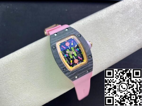 5 34 74bcb973 cbe9 46dc 9fe4 6224cfa4b718 Richard Mille RM-07 Bon Bon 1:1 Best Edition RM Factory Pink Strap