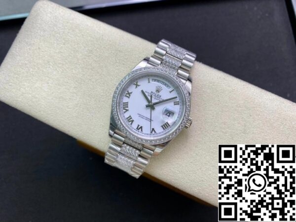 5 34 bb5a57ed 24bb 4f77 a41c 3f02d2b01180 Rolex Day Date M128349RBR-0026 1:1 Best Edition EW Factory Vit urtavla