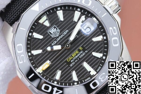 5 35 11032328 4e65 42fc 8341 0a1236a04ac7 Tag Heuer Aquaracer 300M WAY211A.FC6362 1:1 Best Edition V6 Factory Quadrante Nero