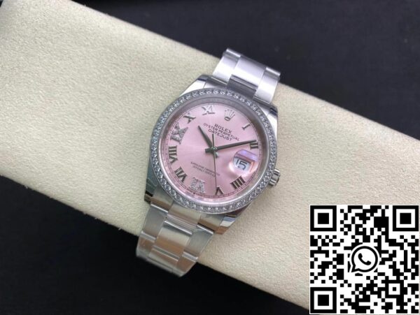 5 36 3dfd4355 4fa4 4b56 a86c b2d68d0f6cda Rolex Datejust M126284RBR-0024 1:1 Best Edition EW Factory Pink Dial