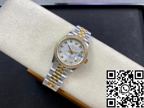 5 36 e11779b1 d9b5 4eb4 a585 1d9ff63374e4 Rolex Datejust M278383RBR-0020 31MM 1:1 Best Edition EW Fabriek Zilveren Wijzerplaat