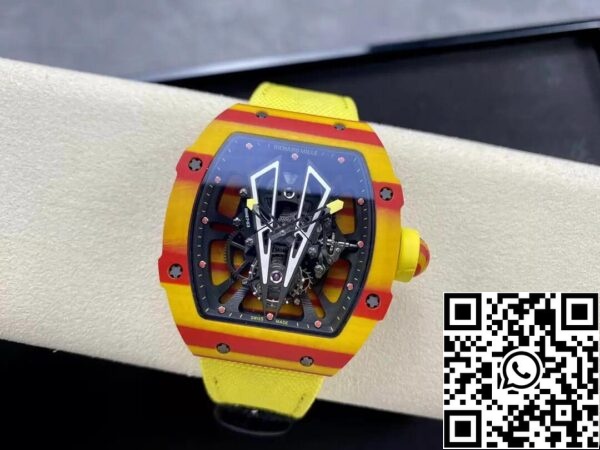 5 38 42bc01ae f227 479c 8746 cd34cc7733d1 Richard Mille RM27-03 Tourbillon 1:1 Best Edition BBR Factory Yellow Strap