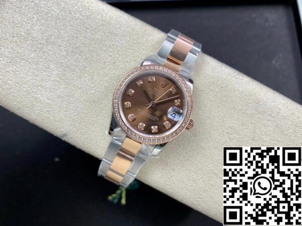 5 39 Rolex Datejust M278381RBR-0027 31MM 1:1 Най-добро издание EW Фабрика Кафяв циферблат