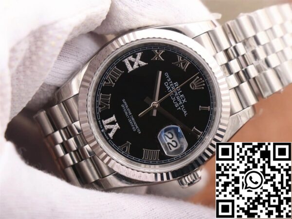 5 39 0afeca76 30b1 4107 8ff9 be2a51b938c7 Rolex Datejust M126233 36MM 1:1 Beste Editie EW Fabriek Zwarte Wijzerplaat