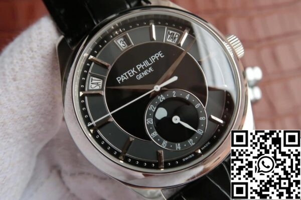 5 39 f5f2827b 3c45 4d12 8344 962ae5f92f34 Patek Philippe Complications 5205R-001 1:1 Best Edition KM Factory Cowhide Strap