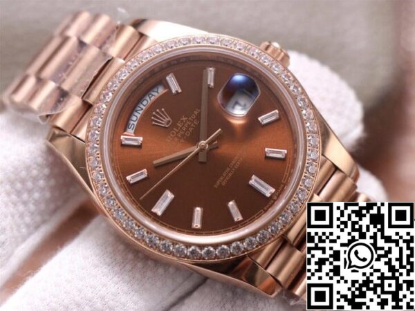 5 40 5 40 dca244a7 0f72 4eb72 4eb6 8c32 eefccccccd3ac1 Rolex Day Date M228345RBR-0006 1:1 Best Edition EW Factory Rose Gold