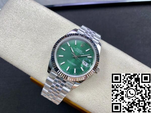 5 41 1e871708 18b8 4ea6 9a17 9030bd5174ab Rolex Datejust M126334-0028 41MM 1:1 Best Edition EW Factory zöld számlapja