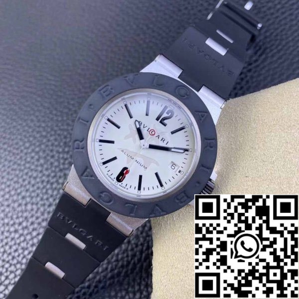 5 41 7bc3cd59 3672 4d09 bf22 1e6f05df8815 Bvlgari Aluminium Steve Aoki 103539 1:1 Best Edition BV Factory White Dial