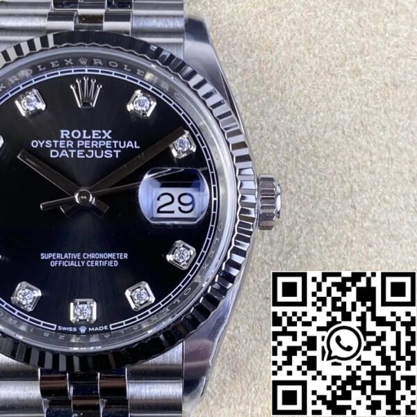 5 42 09cdbd8a e61d 4734 af1d 2a4d582d9508 Rolex Datejust M126234-0027 36MM 1:1 Best Edition Clean Factory Black Dial