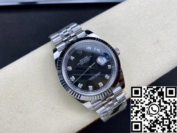 5 43 396ff9f8 3bff 4aea a40b bbe6c06a1ac3 Rolex Datejust M126334-0012 1:1 Najboljša izdaja Čista tovarna Črna številčnica