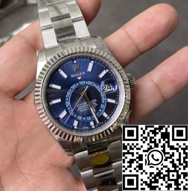 5 43 c3508920 573f 4712 a6f2 961f11bad66f scaled Rolex Sky Dweller M336934-0005 1:1 Best Edition ZF Factory Blue Dial