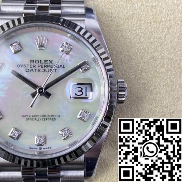 5 43 c47d6cf4 06a8 47b0 99dc ec6d09f494ea Rolex Datejust M126234-0019 36MM 1:1 Най-добро издание Чиста фабрика от неръждаема стомана