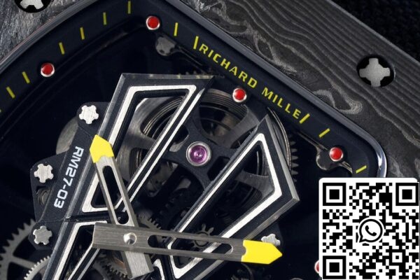 5 45 32c602e6 2d42 48ac b743 e5a6617e18f4 Richard Mille RM27-03 Rafael Nadal Tourbillon 1:1 Best Edition RM Factory Skelet wijzerplaat