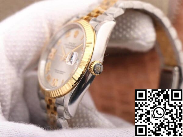 5 45 a1ee592c acf2 4969 a657 07ed3bbbe38d Rolex Datejust M126233-0031 1:1 Най-добро издание EW Factory Silver Dial