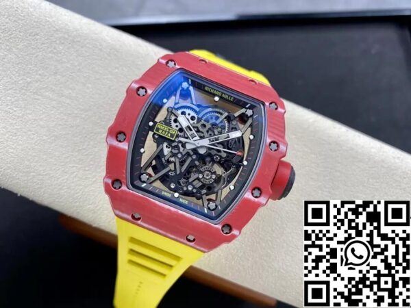 5 45 c99795e9 4088 46f6 b8be fd9b66fb6695 Richard Mille RM35-02 1:1 Best Edition T+ Factory Red Carbon Fiber NTPT tok vörös szénszálas gyári