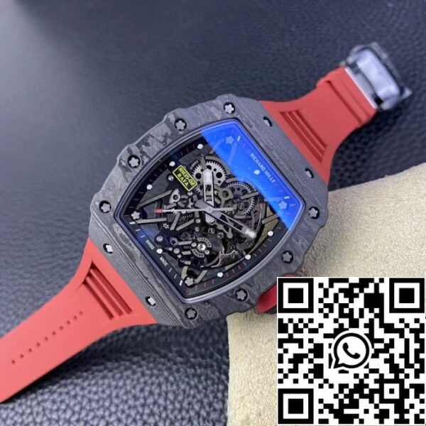 5 46 dae8eb36 e832 449f 9601 5fdcd0a96e21 Richard Mille RM35-02 1:1 Best Edition T+ Factory quadrante scheletrato in fibra di carbonio