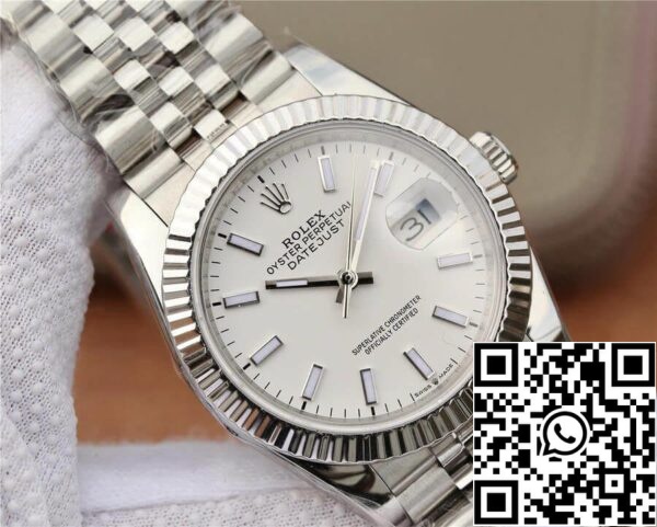 5 48 83a67263 0625 4c55 b859 eab710c16365 Rolex Datejust 36MM 1:1 Best Edition GM gyári fehér számlap