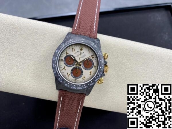 5 50 f8fddd83 b302 4fdd 872f 80aa6832f9db Rolex Daytona Cosmograph Diw Custom Version 1:1 Best Edition Noob Factory barna szíjjal