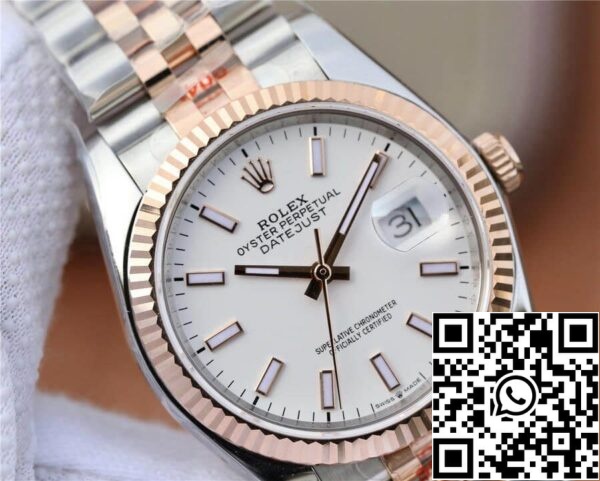 5 52 643f6fb2 c009 456b 94bc 824a4414b269 Rolex Datejust M126231-0017 36MM 1:1 Best Edition GM Factory Λευκό καντράν