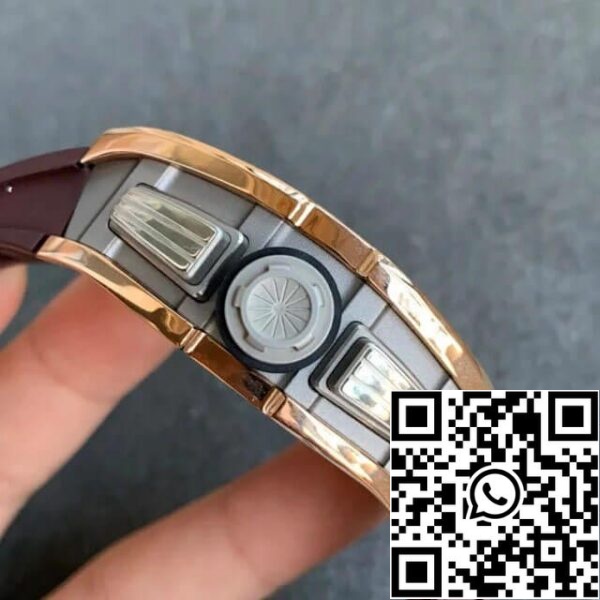 5 54 d289db73 8aa5 4735 87b4 526e3fc944fe Richard Mille RM011 1:1 Best Edition KV Factory Brown Rubber Strap