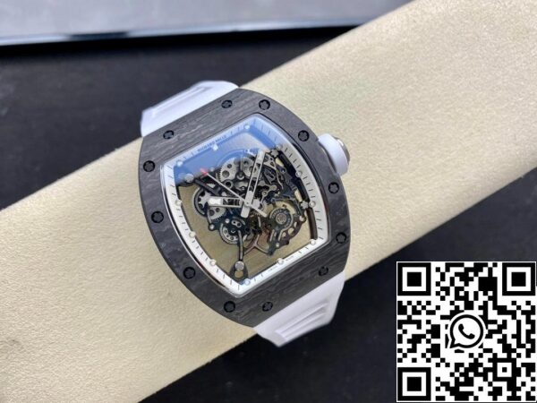 5 55 419a01b7 8806 4f20 9450 53e1ae60f7a3 Richard Mille RM-055 1:1 Beste Edition BBR Fabrik Weißes Armband