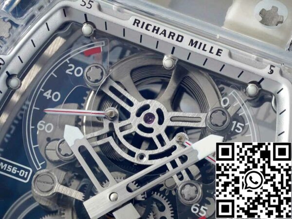 5 56 86a21fb8 63b3 4c44 bbed af9ba717f989 Richard Mille RM 56-01 Tourbillon 1:1 Best Edition RM Factory Átlátszó tok