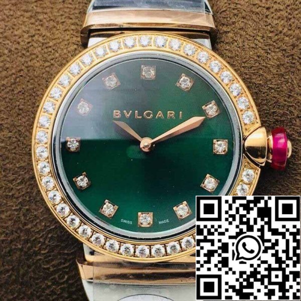 5 56 8e70482c 41cb 4988 a863 92b78cad1446 Bvlgari LVCEA 1:1 Best Edition BV Factory Diamond-set Green Dial