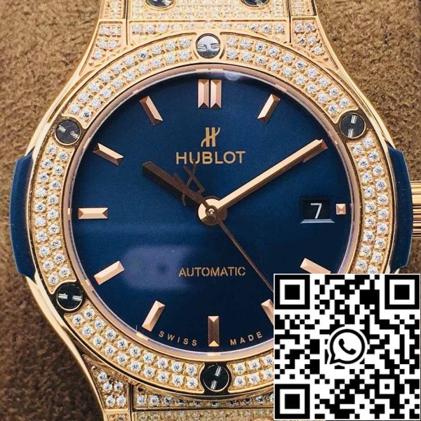 5 56 fa8f846c 7f82 41f2 8c6f c194efcf8c30 Hublot Classic Fusion 38MM 1:1 Best Edition HB Factory Diamond Case