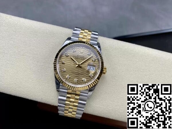 5 57 Rolex Datejust M126233-0045 36MM 1:1 Най-добро издание VS Фабрика Диамантен циферблат