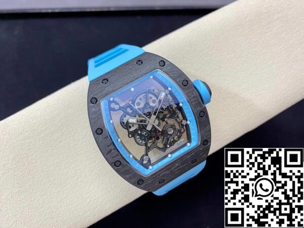 5 58 0ef59628 dd4b 4c5d 9f05 edfa9292c2a2 Richard Mille RM-055 1:1 Mejor edición BBR Factory Correa azul