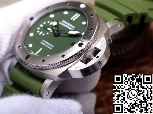 5 58 42c6421b 8a55 4e05 bd36 746878927bdb Panerai Submersible PAM01055 1:1 Best Edition VS Factory Green Dial Swiss P9000