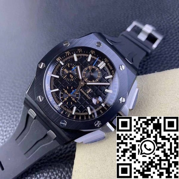 5 58 8a154dd4 9ecb 4f0a a4c6 a8b399591177 Audemars Piguet Royal Oak Offshore 26405CE.OO.A002CA.02 1:1 Beste Editie APF Fabriek Zwarte Wijzerplaat