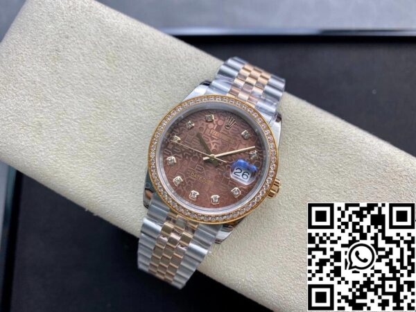 5 58 ac0c1327 e493 4dc7 9cf3 f34ea6a5df73 Rolex Datejust M126281RBR-0013 1:1 Best Edition BP Factory Brown Dial