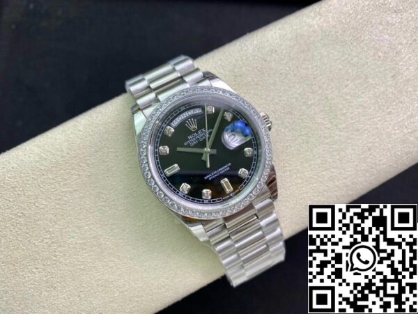 5 59 649a5da9 2acf 4a42 af2a ed516a40f4b3 Rolex Day Date 118346 36MM 1:1 Best Edition EW Fabriek Zwarte Wijzerplaat