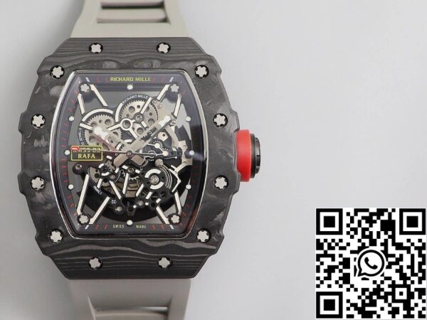 5 59 81350319 b382 4a26 980c db26bb15fff9 Richard Mille RM035 1:1 Best Edition KV Factory V3 fekete szénszálas tok