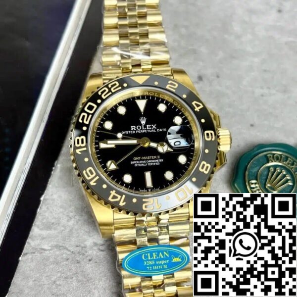 5 5 34cd940f 8f52 4ab4 82cd 9af08a8c09bc Rolex GMT Master II M126718GRNR-0001 1:1 Best Edition Καθαρό εργοστάσιο μαύρο καντράν