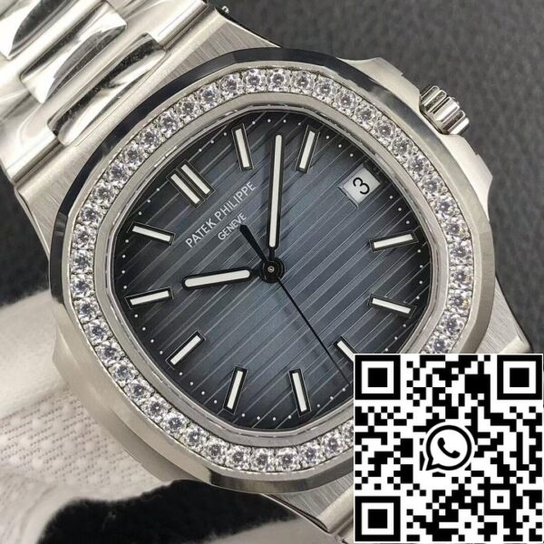 5 5 60e119ad 2ac8 4a40 8f30 61aaab24a5b3 Patek Philippe Nautilus 5713/1G-010 1:1 Best Edition 3K Factory Sininen kellotaulu