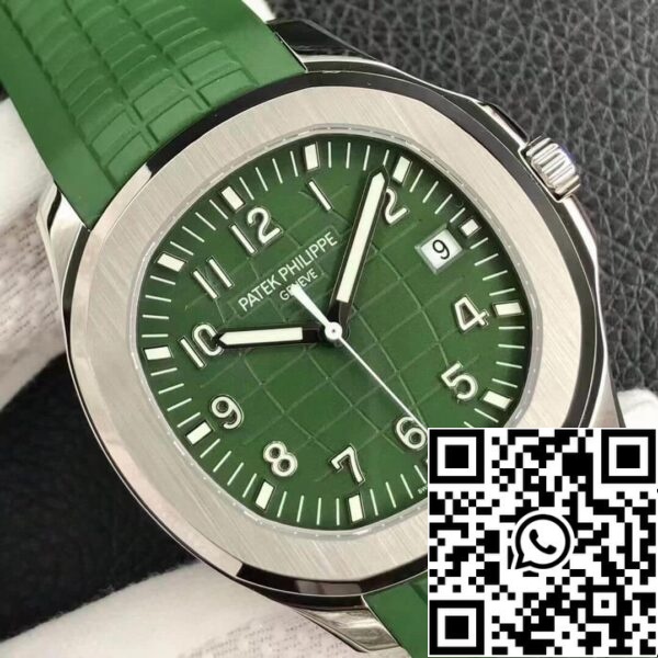 5 5 9a2e847d 9b6a 4847 aad2 f46b98593a3c Patek Philippe Aquanaut 5168G 1:1 Najlepsza edycja 3K Factory Zielona tarcza