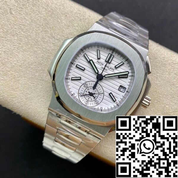 5 5 a5c3a44f 8d44 4ff5 8d5f 3c0dfa242079 Patek Philippe Nautilus 5980/1A-019 1:1 Best Edition 3K Factory V2 White Dial