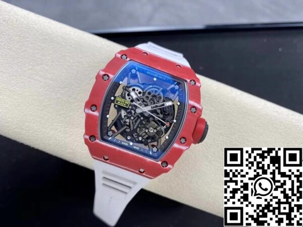 5 60 162d954b 7b13 4e71 a8bd e5033224c039 Richard Mille RM35-02 1:1 Best Edition T+ Factory NTPT Fibra de carbono Bracelete branca