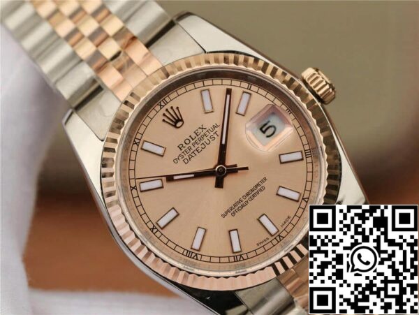 5 60 16800c66 570d 4593 b506 3a9bf86b5287 Rolex Datejust 116231 36MM 1:1 Best Edition GM Factory Oro Rosa Quadrante