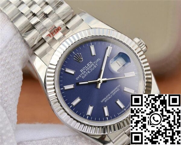 5 62 74880b5b 49a0 4965 8adb a4a098aa9105 Rolex Datejust M126234-0017 1:1 Best Edition GM gyári kék számlapja