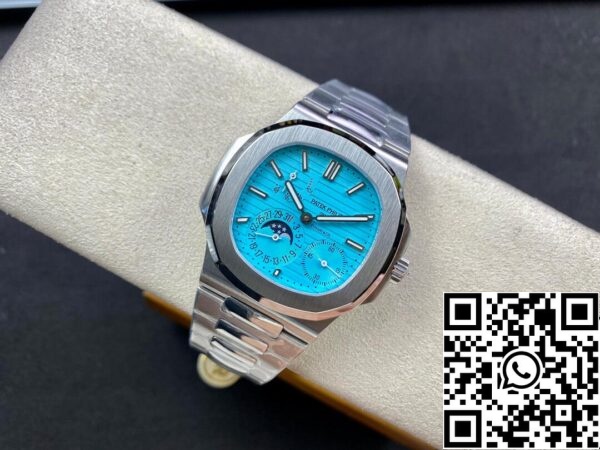 5 62 bda21a42 b63b 4f6c 8a11 68fc3f4a8da6 Patek Philippe Nautilus 5712 1:1 Best Edition GR Factory Tiffany Quadrante Blu